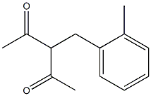 2,4-Pentanedione,3-[(2-methylphenyl)methyl]-(9CI) Structure