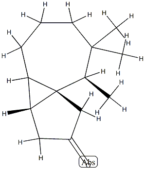 Cyclopenta[1,3]cyclopropa[1,2]cyclohepten-2(1H)-one, octahydro-7,7,8b-trimethyl-, (3aR,8aS,8bS)-rel- (9CI) Structure