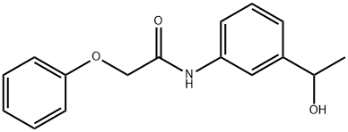 N-[3-(1-hydroxyethyl)phenyl]-2-phenoxyacetamide Structure