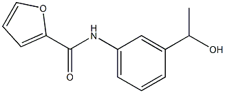 N-[3-(1-hydroxyethyl)phenyl]-2-furamide Structure