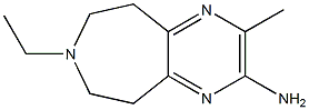 5H-Pyrazino[2,3-d]azepin-2-amine,7-ethyl-6,7,8,9-tetrahydro-3-methyl-(9CI) Structure