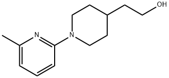 4-Piperidineethanol,1-(6-methyl-2-pyridinyl)-(9CI) Structure