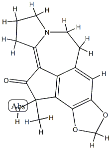 Hainanensine Struktur