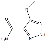1H-1,2,3-Triazole-4-carboxamide,5-(methylamino)-(9CI) Struktur