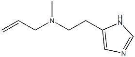 1H-Imidazole-4-ethanamine,N-methyl-N-2-propenyl-(9CI) 结构式