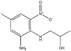 2-Propanol,1-[(2-amino-4-methyl-6-nitrophenyl)amino]-(9CI) 化学構造式
