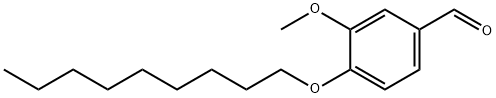 3-methoxy-4-(nonyloxy)benzaldehyde Struktur