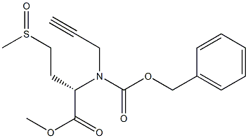 (2S)-甲基 2-(((苄氧基)羰基)(丙-2-炔-1-基)氨基)-4-(甲基亚磺酰基)丁酯,792948-19-7,结构式