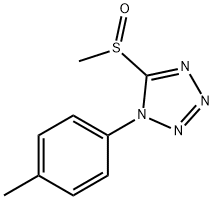 1H-Tetrazole,1-(4-methylphenyl)-5-(methylsulfinyl)-(9CI),792950-21-1,结构式