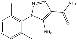 1H-Pyrazole-4-carboxamide,5-amino-1-(2,6-dimethylphenyl)-(9CI),792953-05-0,结构式