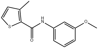 N-(3-Methoxyphenyl)-3-methyl-2-thiophenecarboxamide Structure