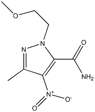 1H-Pyrazole-5-carboxamide,1-(2-methoxyethyl)-3-methyl-4-nitro-(9CI),792969-79-0,结构式