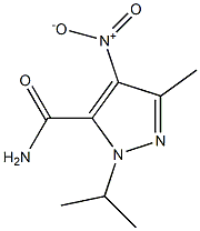 1H-Pyrazole-5-carboxamide,3-methyl-1-(1-methylethyl)-4-nitro-(9CI) Structure