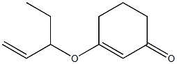 2-Cyclohexen-1-one,3-[(1-ethyl-2-propenyl)oxy]-(9CI) Structure