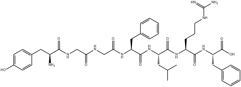 enkephalin-Leu, Arg(6)-Phe(7)- Struktur
