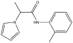 1H-Pyrrole-1-acetamide,alpha-methyl-N-(2-methylphenyl)-(9CI) Struktur