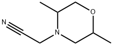4-Morpholineacetonitrile,2,5-dimethyl-(9CI) Struktur