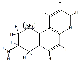 2H-Pyrano[2,3-f]quinolin-3-amine,3,4-dihydro-,(3S)-(9CI),793671-31-5,结构式
