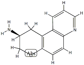 1H-Pyrano[3,2-f]quinolin-2-amine,2,3-dihydro-,(2S)-(9CI),793671-39-3,结构式