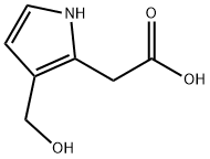 3-(Hydroxymethyl)-1H-pyrrole-2-acetic acid 结构式
