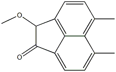 1(2H)-Acenaphthylenone,2-methoxy-5,6-dimethyl-(9CI) 结构式