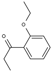 1-(2-ethoxyphenyl)propan-1-one 化学構造式