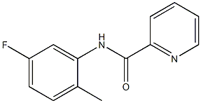 2-Pyridinecarboxamide,N-(5-fluoro-2-methylphenyl)-(9CI) 化学構造式