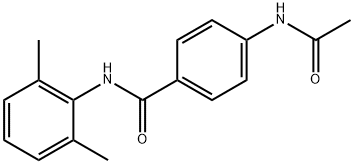 4-Acetylamino-N-(2,6-dimethylphenyl)benzamide Structure