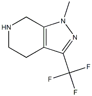 1-甲基-3-(三氟甲基)-4,5,6,7-四氢-1H-吡唑[3,4-C]吡啶, 794451-98-2, 结构式