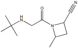 2-Azetidinecarbonitrile,1-[[(1,1-dimethylethyl)amino]acetyl]-4-methyl-(9CI) Structure