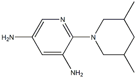 3,5-Pyridinediamine,2-(3,5-dimethyl-1-piperidinyl)-(9CI),794471-60-6,结构式