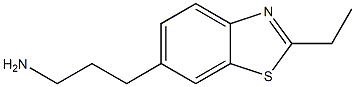 6-Benzothiazolepropanamine,2-ethyl-(9CI) Structure