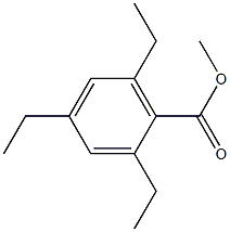 Benzoic acid, 2,4,6-triethyl-, Me ester (4CI),795279-85-5,结构式
