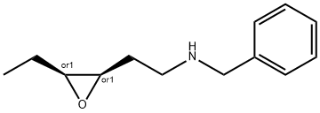 Oxiraneethanamine,3-ethyl-N-(phenylmethyl)-,(2R,3S)-rel-(9CI) Structure