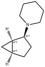 Piperidine, 1-bicyclo[3.1.0]hex-2-yl-, (1-alpha-,2-ba-,5-alpha-)- (9CI) 化学構造式