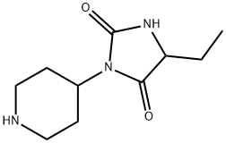 2,4-Imidazolidinedione,5-ethyl-3-(4-piperidinyl)-(9CI),795310-49-5,结构式