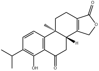 (3BR,9BS)-6-羟基-7-异丙基-9A-甲基-3B,4,10,11-四氢菲并[1,2-C]呋 结构式