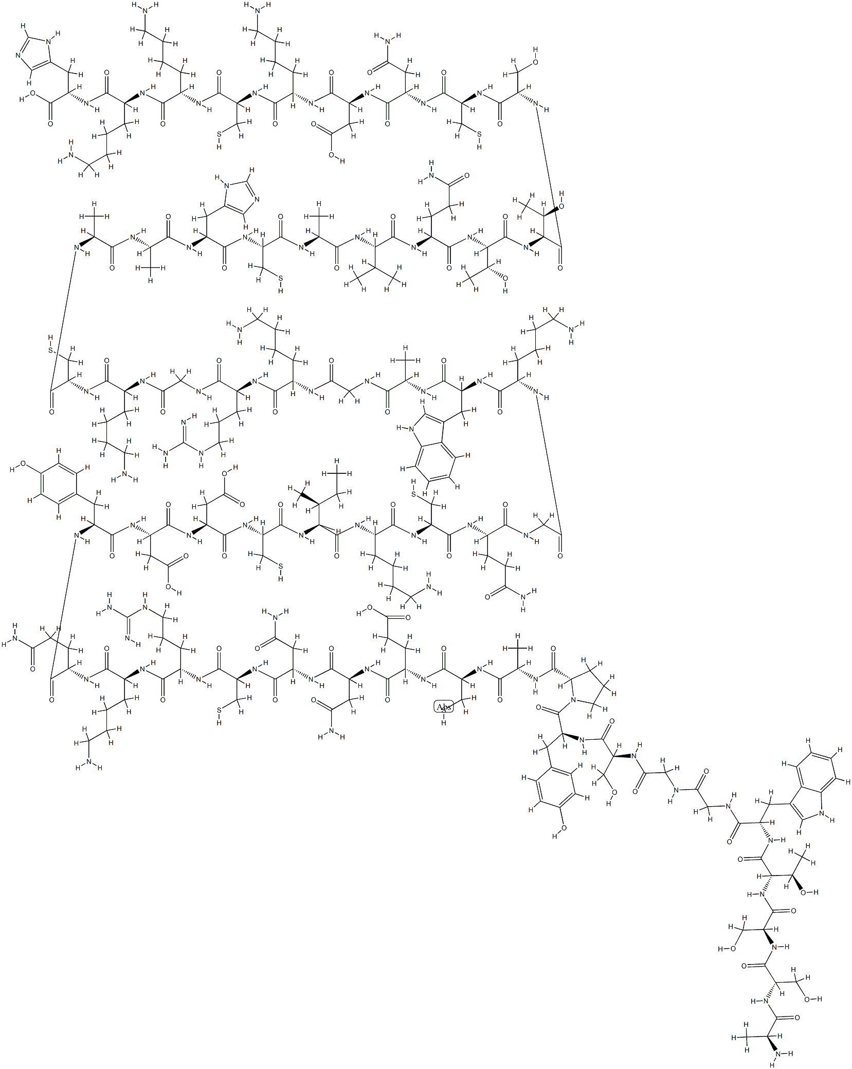 Cerebratulus lacteus toxin B-II Structure