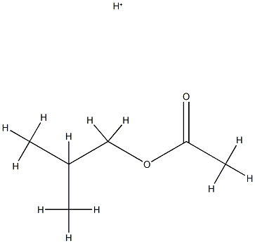 Acetic  acid,  2-methylpropyl  ester,  conjugate  monoacid  (9CI) Structure