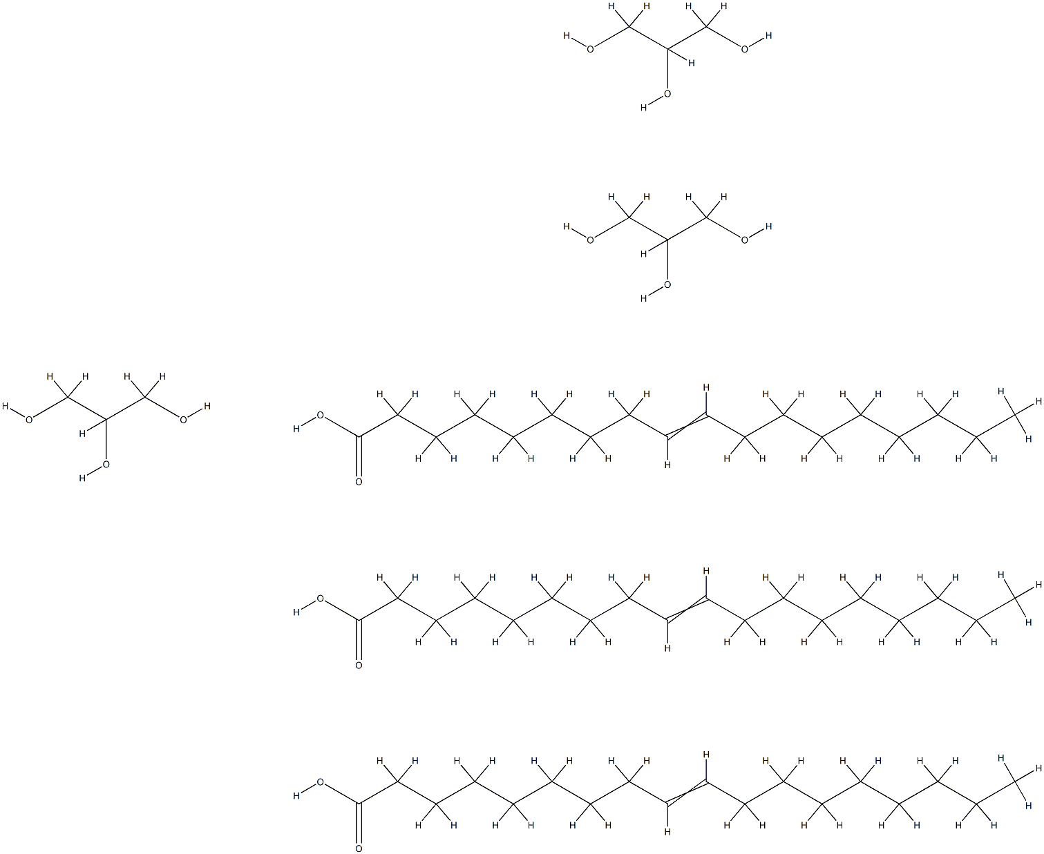 triglycerol trioleate Struktur
