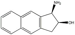 1H-Benz[f]inden-2-ol,1-amino-2,3-dihydro-,(1R,2S)-rel-(9CI) Struktur