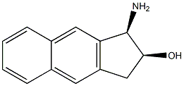 1H-Benz[f]inden-2-ol,1-amino-2,3-dihydro-,(1R,2S)-rel-(9CI) Structure