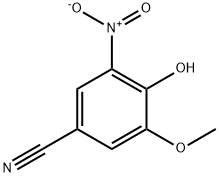 Benzonitrile, 4-hydroxy-3-Methoxy-5-nitro- Struktur