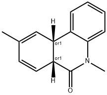 6(5H)-Phenanthridinone,6a,10a-dihydro-5,9-dimethyl-,(6aR,10aS)-rel-(9CI) Structure