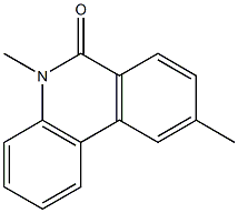 6(5H)-Phenanthridinone,5,9-dimethyl-(9CI) Struktur