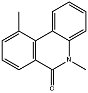 6(5H)-Phenanthridinone,5,10-dimethyl-(9CI) Structure