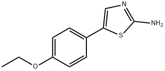 2-Thiazolamine,5-(4-ethoxyphenyl)-(9CI) Structure