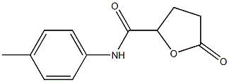 2-Furancarboxamide,tetrahydro-N-(4-methylphenyl)-5-oxo-(9CI) Struktur