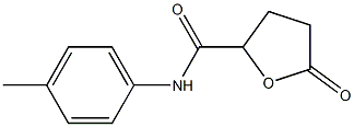 2-Furancarboxamide,tetrahydro-N-(4-methylphenyl)-5-oxo-(9CI) 结构式