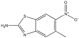 2-Benzothiazolamine,5-methyl-6-nitro-(9CI) Structure